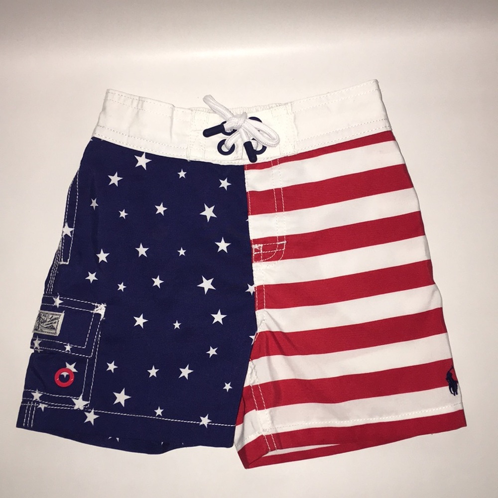 Ralph Lauren Flag swim shorts